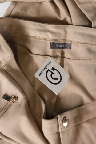 Γυναικείο παντελόνι Yessica, Μέγεθος L, Χρώμα  Μπέζ, Τιμή 5,38 €