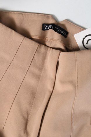 Damenhose Zara, Größe S, Farbe Beige, Preis 13,81 €