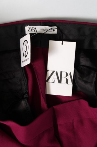 Дамски панталон Zara, Размер XL, Цвят Лилав, Цена 43,79 лв.