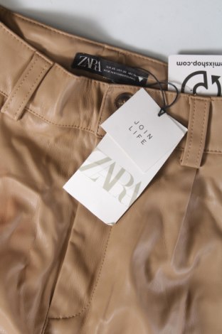 Damenhose Zara, Größe XS, Farbe Braun, Preis 18,79 €