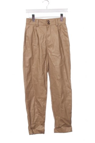 Pantaloni de femei Zara, Mărime XS, Culoare Maro, Preț 44,41 Lei