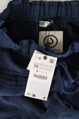 Pantaloni de femei Zara, Mărime XS, Culoare Albastru, Preț 107,30 Lei