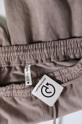 Дамски панталон Zara, Размер S, Цвят Сив, Цена 7,02 лв.