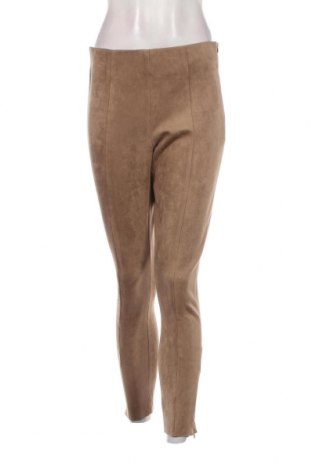 Дамски панталон Zara, Размер L, Цвят Бежов, Цена 12,40 лв.