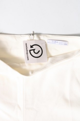Дамски панталон Zara, Размер S, Цвят Екрю, Цена 27,00 лв.