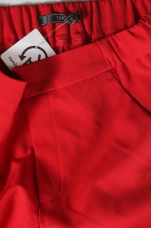 Pantaloni de femei Zara Trafaluc, Mărime XS, Culoare Roșu, Preț 37,70 Lei