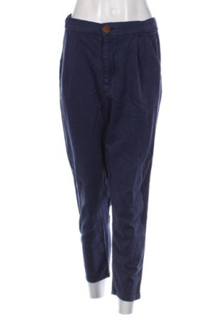 Дамски панталон Zara Trafaluc, Размер S, Цвят Син, Цена 15,39 лв.