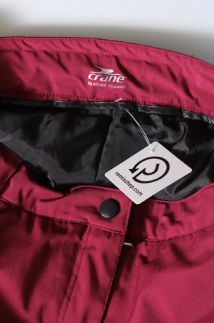 Дамски панталон за зимни спортове Crane, Размер M, Цвят Червен, Цена 44,25 лв.