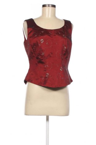 Γυναικείο αμάνικο μπλουζάκι, Μέγεθος L, Χρώμα Κόκκινο, Τιμή 3,40 €