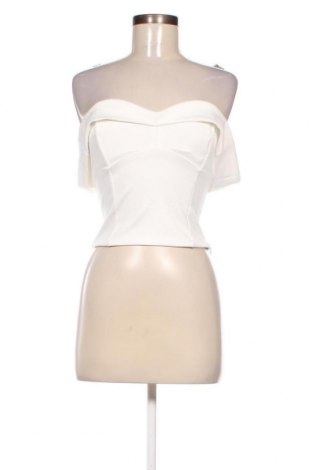 Γυναικείο αμάνικο μπλουζάκι ABOUT YOU X MILLANE, Μέγεθος XS, Χρώμα Λευκό, Τιμή 17,58 €