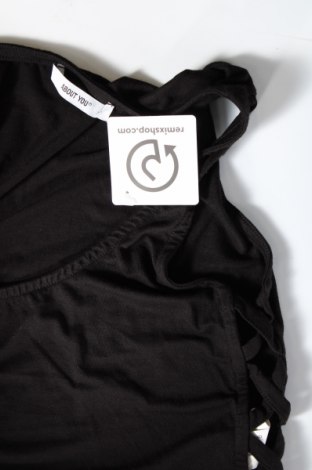 Γυναικείο αμάνικο μπλουζάκι About You, Μέγεθος S, Χρώμα Μαύρο, Τιμή 4,00 €