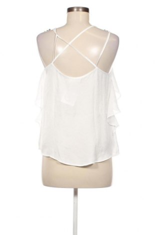 Γυναικείο αμάνικο μπλουζάκι Bershka, Μέγεθος L, Χρώμα Λευκό, Τιμή 3,57 €