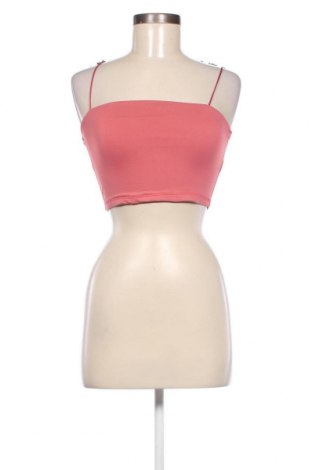 Γυναικείο αμάνικο μπλουζάκι Bershka, Μέγεθος S, Χρώμα Ρόζ , Τιμή 3,79 €