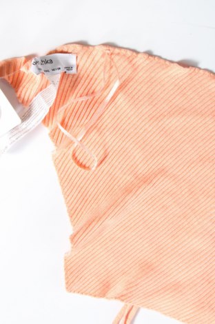 Damentop Bershka, Größe M, Farbe Orange, Preis 3,49 €