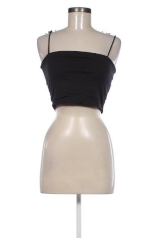 Γυναικείο αμάνικο μπλουζάκι Bershka, Μέγεθος L, Χρώμα Μαύρο, Τιμή 3,60 €