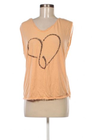 Γυναικείο αμάνικο μπλουζάκι Edc By Esprit, Μέγεθος M, Χρώμα Πορτοκαλί, Τιμή 3,65 €