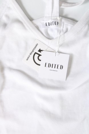 Γυναικείο αμάνικο μπλουζάκι Edited, Μέγεθος XS, Χρώμα Λευκό, Τιμή 4,15 €
