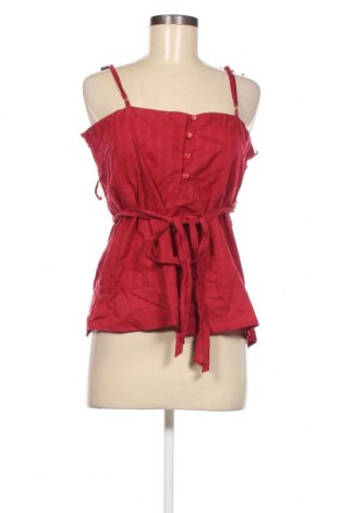 Γυναικείο αμάνικο μπλουζάκι Evie, Μέγεθος XL, Χρώμα Κόκκινο, Τιμή 3,38 €