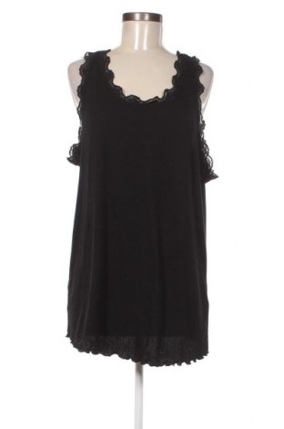 Γυναικείο αμάνικο μπλουζάκι Fransa, Μέγεθος 3XL, Χρώμα Μαύρο, Τιμή 8,31 €