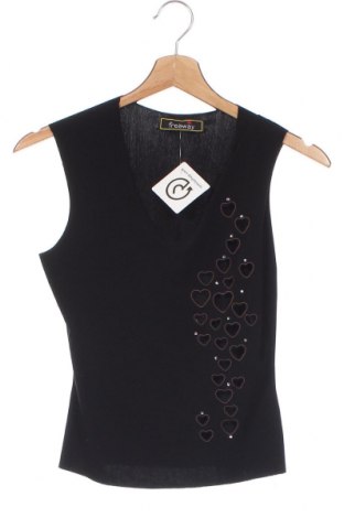 Γυναικείο αμάνικο μπλουζάκι Freeway, Μέγεθος XS, Χρώμα Μαύρο, Τιμή 16,24 €