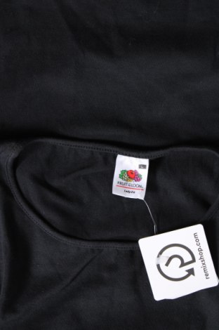 Γυναικείο αμάνικο μπλουζάκι Fruit Of The Loom, Μέγεθος L, Χρώμα Μαύρο, Τιμή 3,57 €