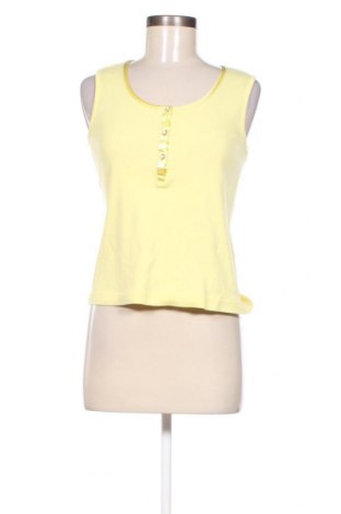 Γυναικείο αμάνικο μπλουζάκι G.W., Μέγεθος S, Χρώμα Κίτρινο, Τιμή 7,56 €