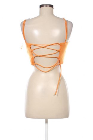 Γυναικείο αμάνικο μπλουζάκι Gina Tricot, Μέγεθος S, Χρώμα Πορτοκαλί, Τιμή 6,39 €