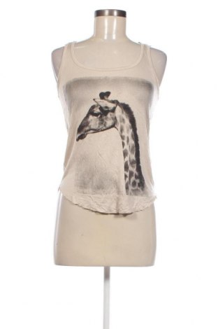 Γυναικείο αμάνικο μπλουζάκι Gina Tricot, Μέγεθος XS, Χρώμα  Μπέζ, Τιμή 3,46 €