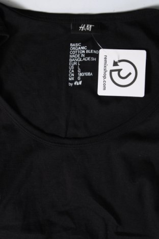 Damska koszulka na ramiączkach H&M, Rozmiar L, Kolor Czarny, Cena 29,89 zł
