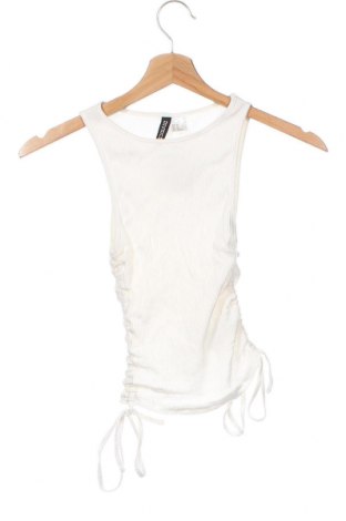 Γυναικείο αμάνικο μπλουζάκι H&M Divided, Μέγεθος XS, Χρώμα Λευκό, Τιμή 4,20 €