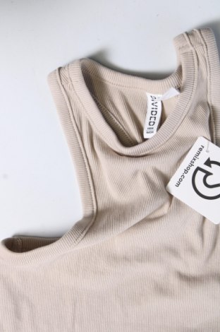 Γυναικείο αμάνικο μπλουζάκι H&M Divided, Μέγεθος S, Χρώμα  Μπέζ, Τιμή 6,65 €