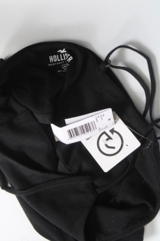 Γυναικείο αμάνικο μπλουζάκι Hollister, Μέγεθος M, Χρώμα Μαύρο, Τιμή 4,00 €