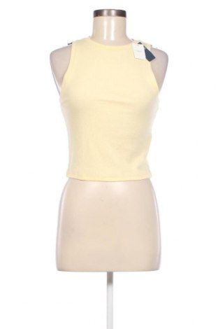 Γυναικείο αμάνικο μπλουζάκι Hollister, Μέγεθος L, Χρώμα Κίτρινο, Τιμή 6,39 €