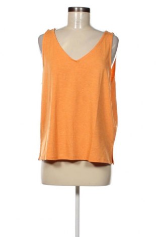 Γυναικείο αμάνικο μπλουζάκι Ichi, Μέγεθος L, Χρώμα Πορτοκαλί, Τιμή 3,20 €