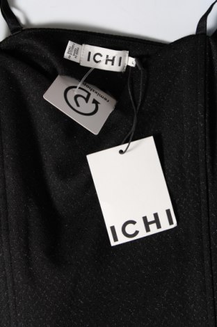 Γυναικείο αμάνικο μπλουζάκι Ichi, Μέγεθος L, Χρώμα Μαύρο, Τιμή 4,00 €