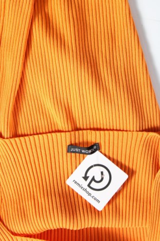 Γυναικείο αμάνικο μπλουζάκι Just Woman, Μέγεθος S, Χρώμα Πορτοκαλί, Τιμή 2,81 €