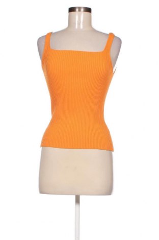 Γυναικείο αμάνικο μπλουζάκι Just Woman, Μέγεθος S, Χρώμα Πορτοκαλί, Τιμή 3,38 €