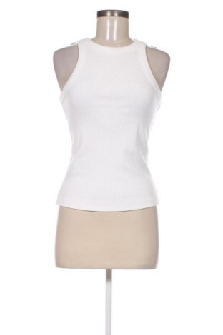 Γυναικείο αμάνικο μπλουζάκι Mango, Μέγεθος M, Χρώμα Λευκό, Τιμή 9,28 €
