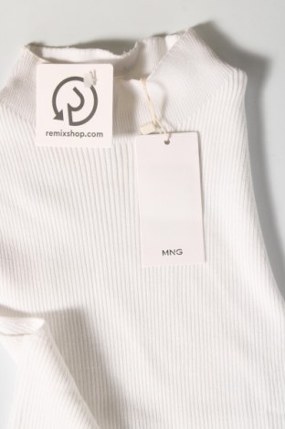 Γυναικείο αμάνικο μπλουζάκι Mango, Μέγεθος M, Χρώμα Λευκό, Τιμή 18,56 €