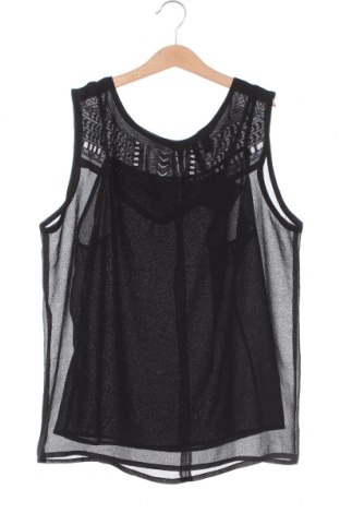 Γυναικείο αμάνικο μπλουζάκι Mango, Μέγεθος XS, Χρώμα Μαύρο, Τιμή 21,38 €