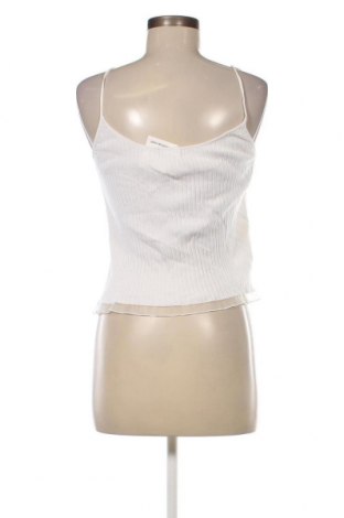 Γυναικείο αμάνικο μπλουζάκι Naf Naf, Μέγεθος L, Χρώμα Λευκό, Τιμή 3,90 €