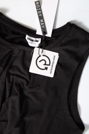 Γυναικείο αμάνικο μπλουζάκι Noisy May, Μέγεθος L, Χρώμα Μαύρο, Τιμή 3,90 €