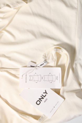 Γυναικείο αμάνικο μπλουζάκι ONLY, Μέγεθος S, Χρώμα Εκρού, Τιμή 15,98 €