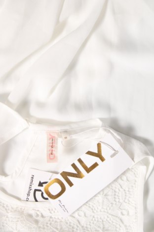 Γυναικείο αμάνικο μπλουζάκι ONLY, Μέγεθος M, Χρώμα Λευκό, Τιμή 4,00 €