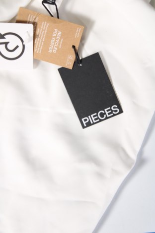 Γυναικείο αμάνικο μπλουζάκι Pieces, Μέγεθος XL, Χρώμα Λευκό, Τιμή 4,00 €