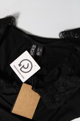 Γυναικείο αμάνικο μπλουζάκι Pieces, Μέγεθος M, Χρώμα Μαύρο, Τιμή 15,98 €
