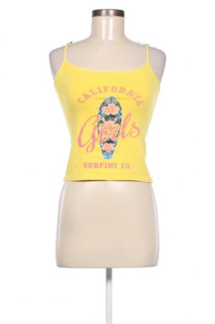 Damska koszulka na ramiączkach Pink Angel, Rozmiar L, Kolor Żółty, Cena 24,83 zł