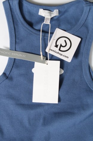 Γυναικείο αμάνικο μπλουζάκι Pull&Bear, Μέγεθος S, Χρώμα Μπλέ, Τιμή 6,12 €