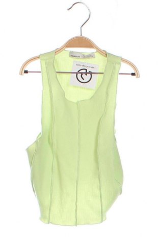 Γυναικείο αμάνικο μπλουζάκι Pull&Bear, Μέγεθος XS, Χρώμα Πράσινο, Τιμή 3,39 €