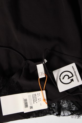 Γυναικείο αμάνικο μπλουζάκι S.Oliver, Μέγεθος M, Χρώμα Μαύρο, Τιμή 4,00 €